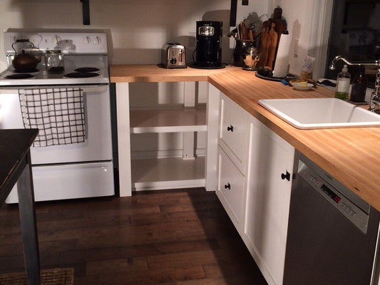 Unfinished Cherry Butcherblock Countertop Butcherblock Countertops The Vermont Butcherblock Company